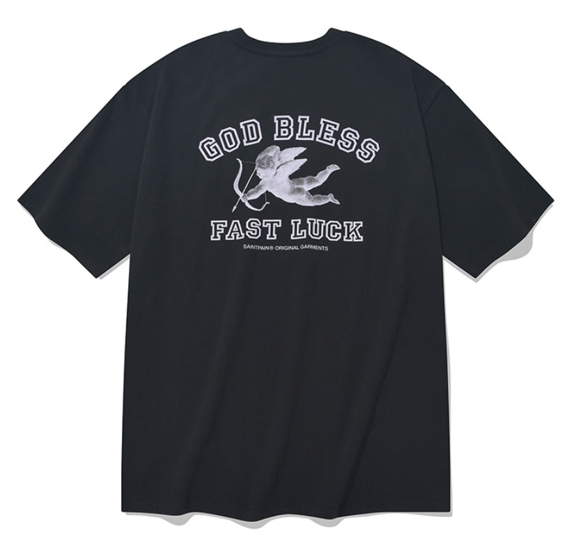セイントペイン(SAINTPAIN) SP BABY ANGEL T SHIRTS-BLACK
