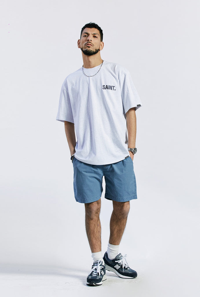 セイントペイン(SAINTPAIN) SP HORSE SHOE T SHIRTS-ASH MELANGE