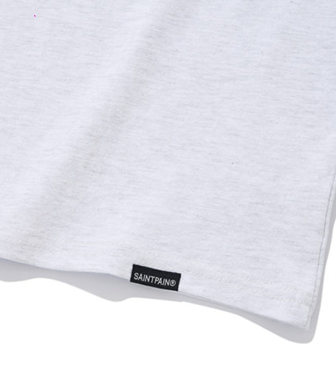 セイントペイン(SAINTPAIN) SP HORSE SHOE T SHIRTS-ASH MELANGE
