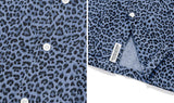 セイントペイン(SAINTPAIN) SP OVER FIT DENIM LEOPARD OPEN COLLAR SHIRTS-LIGHT BLUE