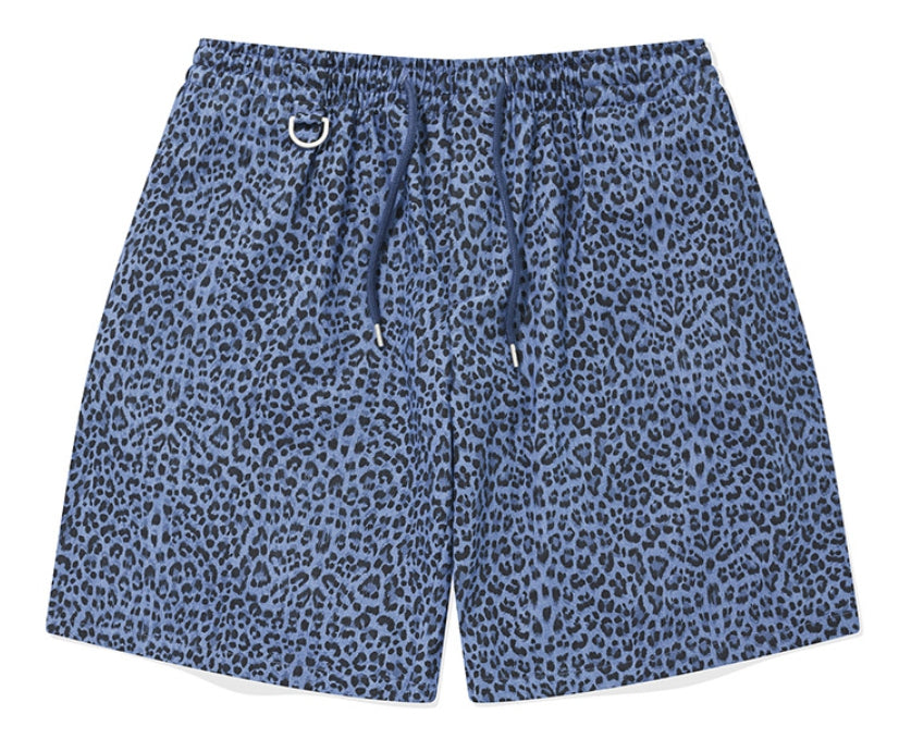 セイントペイン(SAINTPAIN) SP DENIM LEOPARD SHORTS-LIGHT BLUE