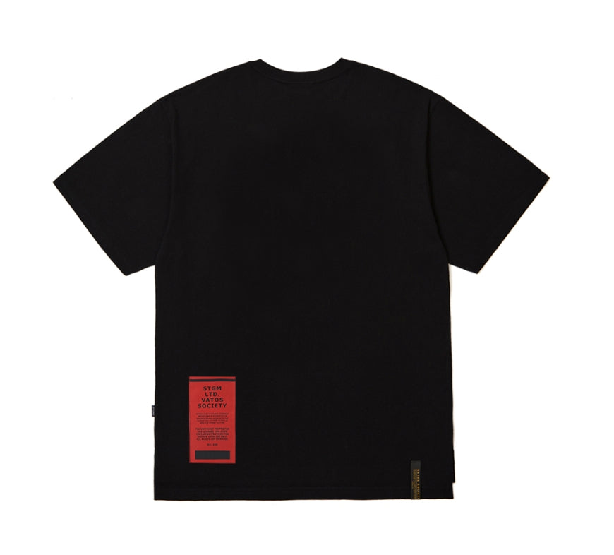 STIGMA(スティグマ) 22 POCKET OVERSIZED T-SHIRTS BLACK