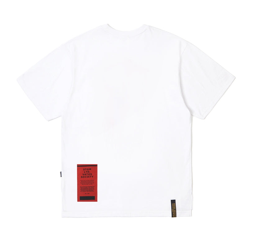 STIGMA(スティグマ) 22 POCKET OVERSIZED T-SHIRTS WHITE