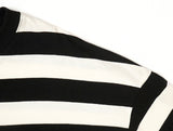 STIGMA(スティグマ) 22 STRIPE OVERSIZED T-SHIRTS BLACK