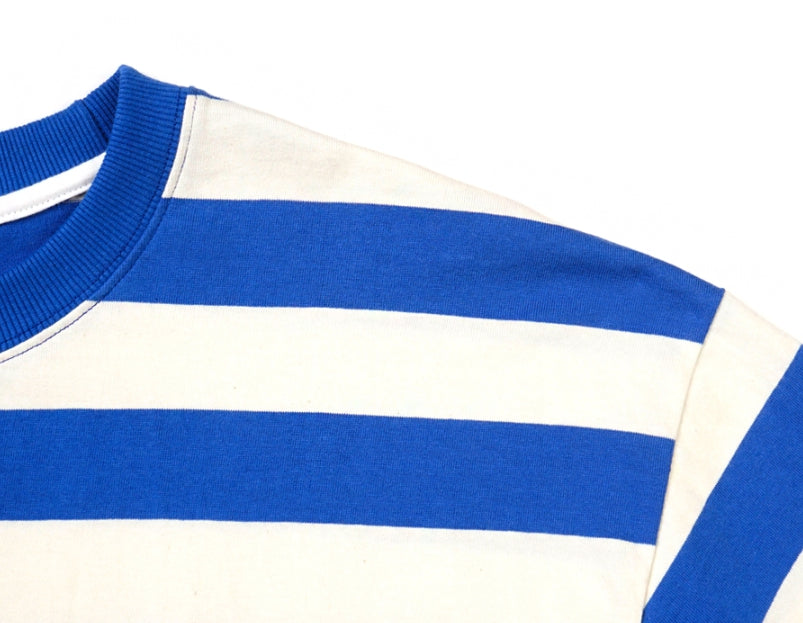 STIGMA(スティグマ) 22 STRIPE OVERSIZED T-SHIRTS BLUE