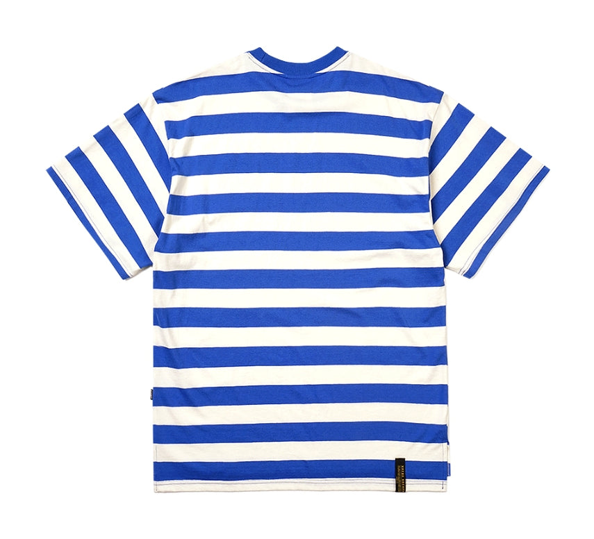 STIGMA(スティグマ) 22 STRIPE OVERSIZED T-SHIRTS BLUE