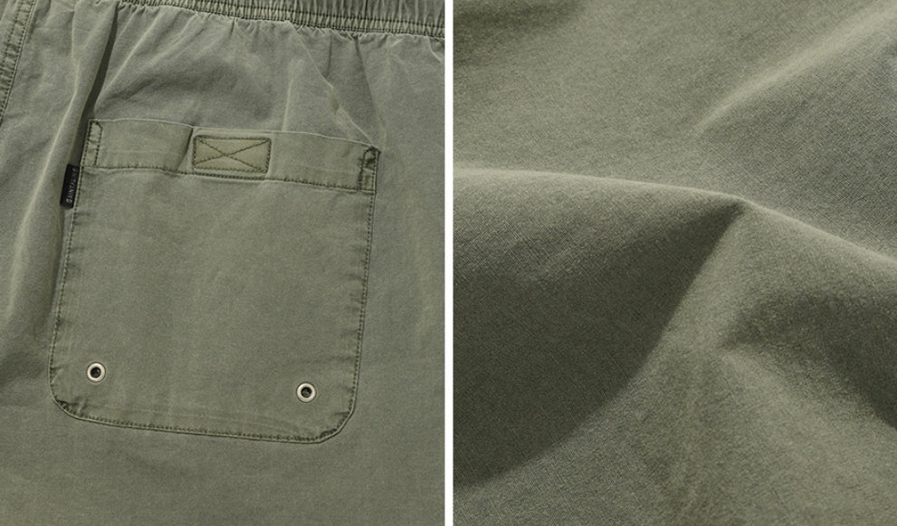 セイントペイン(SAINTPAIN) SP COTTON WASHING SHORTS-KHAKI