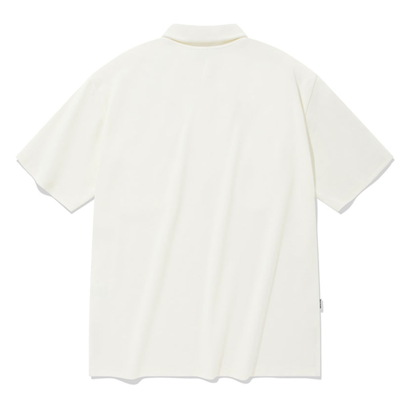 セイントペイン(SAINTPAIN) SP OVER FIT PK SHIRTS-IVORY