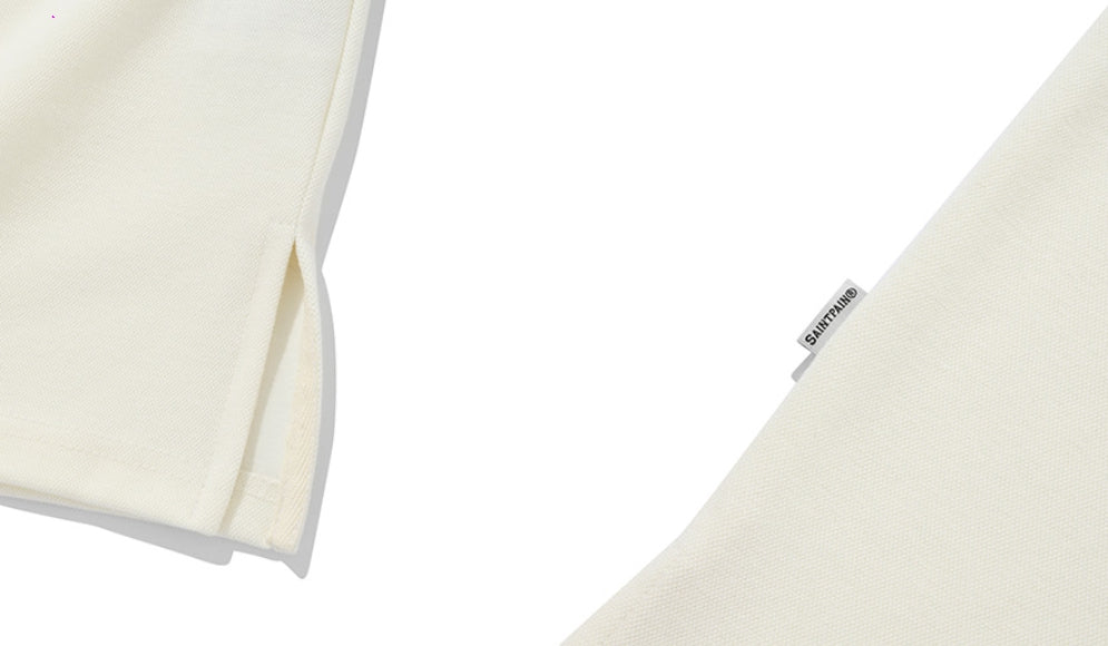 セイントペイン(SAINTPAIN) SP OVER FIT PK SHIRTS-IVORY