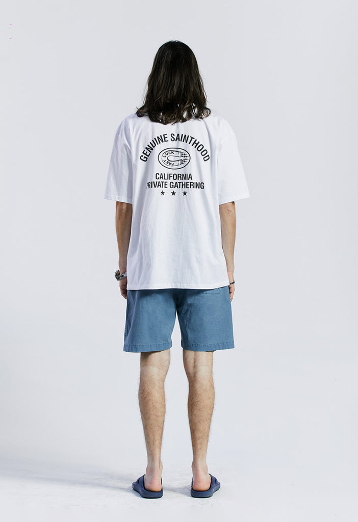 セイントペイン(SAINTPAIN) SP HORSE SHOE T SHIRTS-WHITE