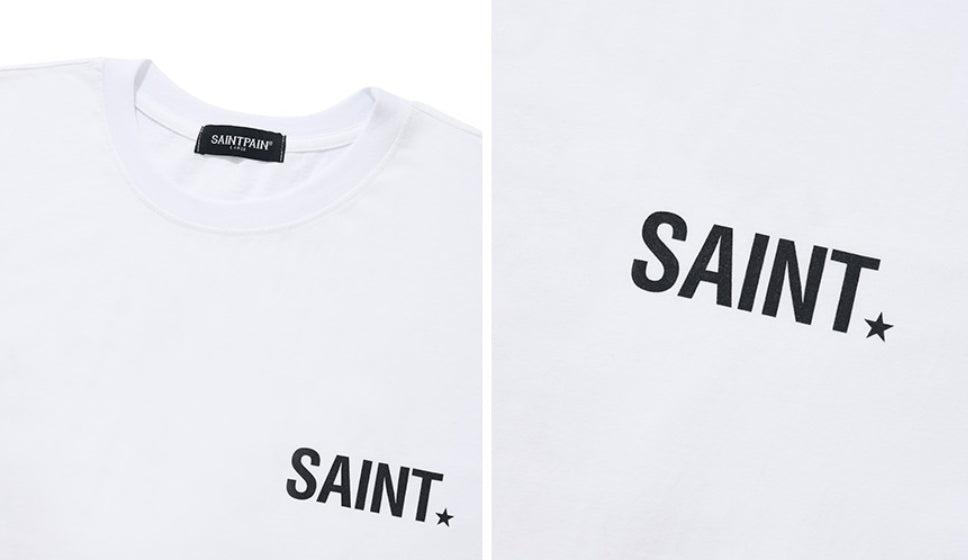 セイントペイン(SAINTPAIN) SP HORSE SHOE T SHIRTS-WHITE