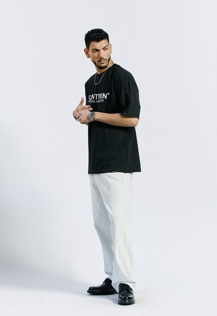 セイントペイン(SAINTPAIN) SP ORIGINAL LOGO T SHIRTS-BLACK WHITE