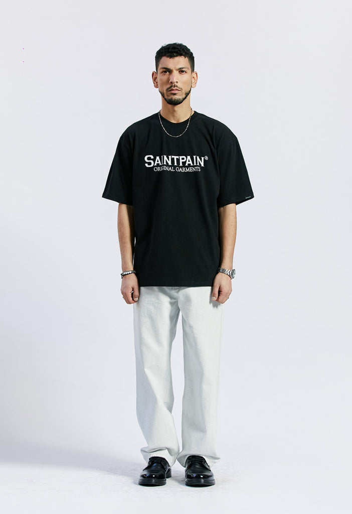 セイントペイン(SAINTPAIN) SP ORIGINAL LOGO T SHIRTS-BLACK WHITE