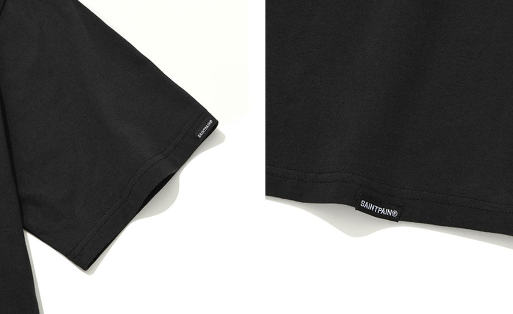 セイントペイン(SAINTPAIN) SP ORIGINAL LOGO T SHIRTS-BLACK WHITE