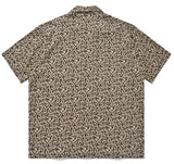 セイントペイン(SAINTPAIN) SP OVER FIT LEOPARD OPEN COLLAR SHIRTS-BEIGE
