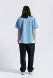 セイントペイン(SAINTPAIN) SP DENIM WASHED OVER SHORT SHIRTS