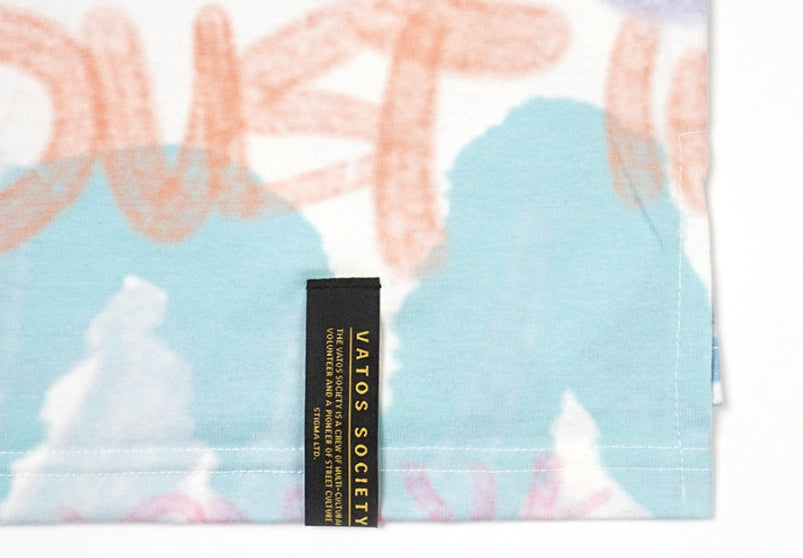 STIGMA(スティグマ) 22 PAINTING OVERSIZED T-SHIRTS WHITE MULTI