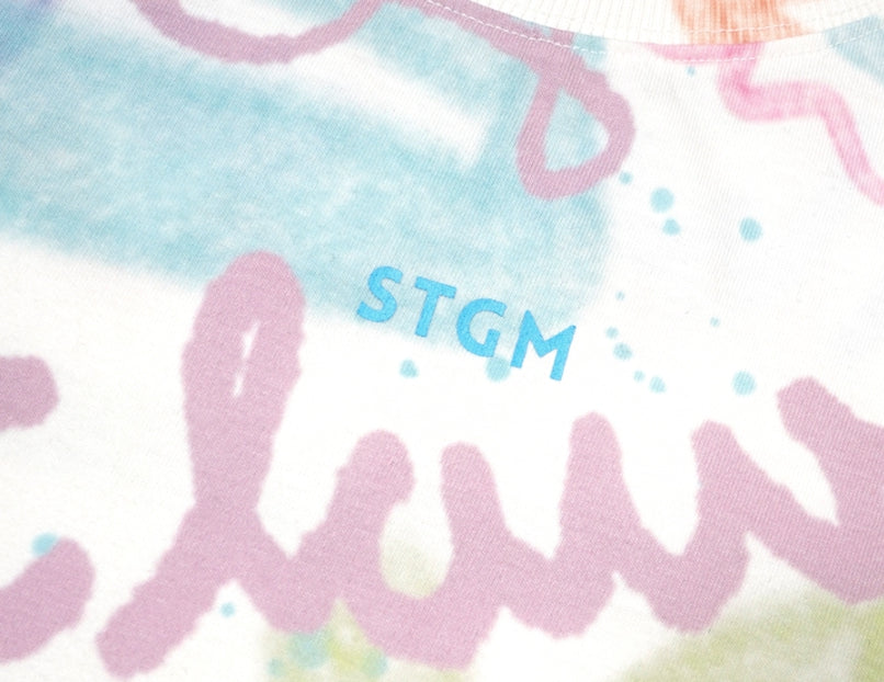 STIGMA(スティグマ) 22 PAINTING OVERSIZED T-SHIRTS WHITE MULTI
