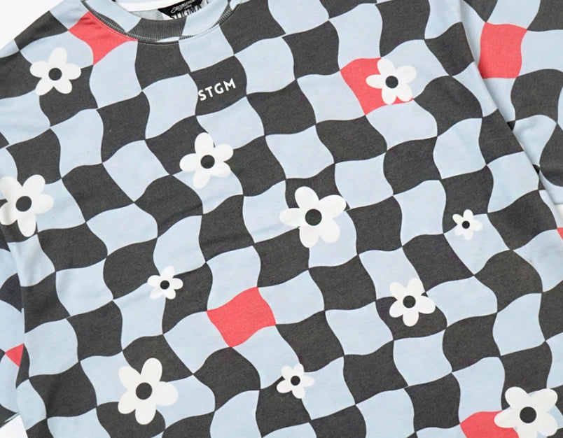 STIGMA(スティグマ) 22 CHECKER OVERSIZED T-SHIRTS PATTERN