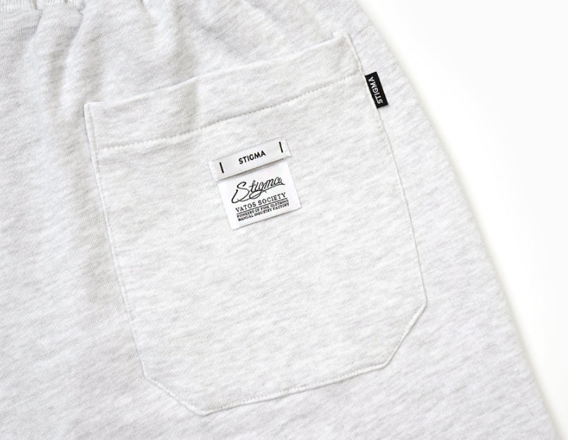 STIGMA(スティグマ) 22 FEEL GOOD SHORTS WHITE MELANGE