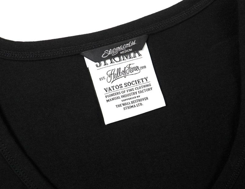 STIGMA(スティグマ) 22 SHA THROW UP LONG SLEEVELESS BLACK