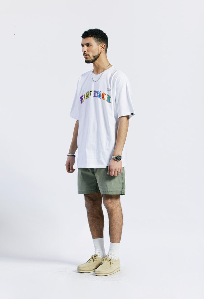 セイントペイン(SAINTPAIN) SP FAST LUCK T SHIRTS-WHITE