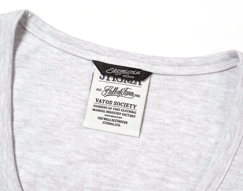 STIGMA(スティグマ) 22 SNAKE LONG SLEEVELESS WHITE MELANGE