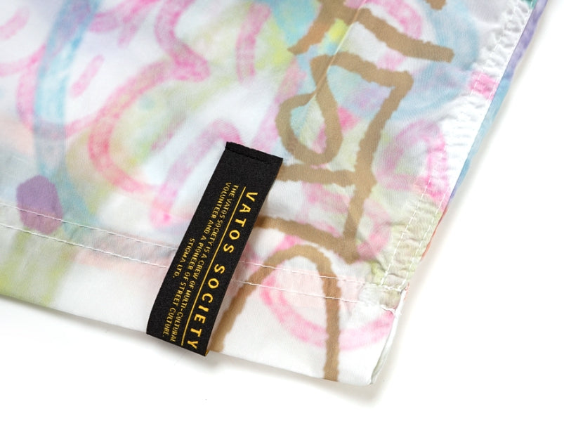 STIGMA(スティグマ) 22 PAINTING SHORTS WHITE MULTI