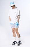 STIGMA(スティグマ) 22 PAINTING SHORTS WHITE MULTI