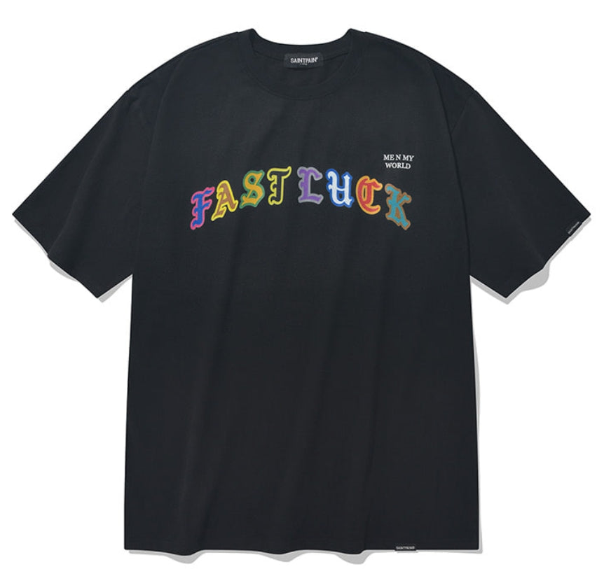 セイントペイン(SAINTPAIN) SP FAST LUCK T SHIRTS-BLACK