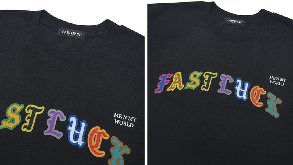 セイントペイン(SAINTPAIN) SP FAST LUCK T SHIRTS-BLACK
