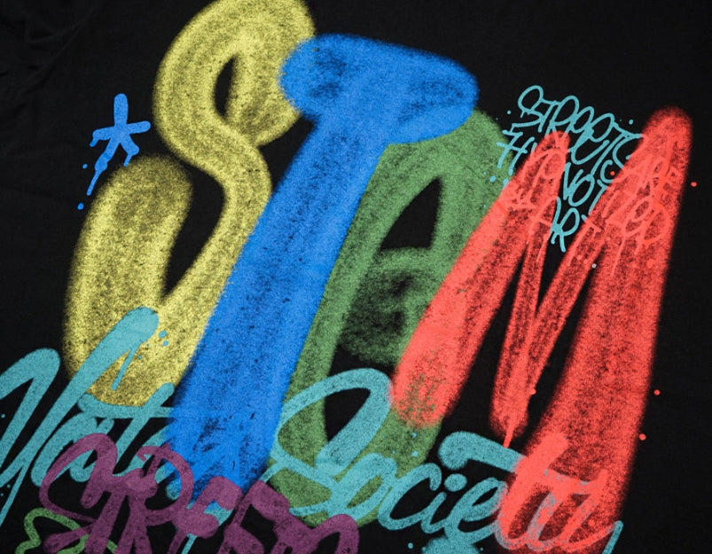 STIGMA(スティグマ) 22 GRAFFITI OVERSIZED T-SHIRTS BLACK