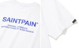セイントペイン(SAINTPAIN) SP VARIATION LOGO T SHIRTS-WHITE BLUE