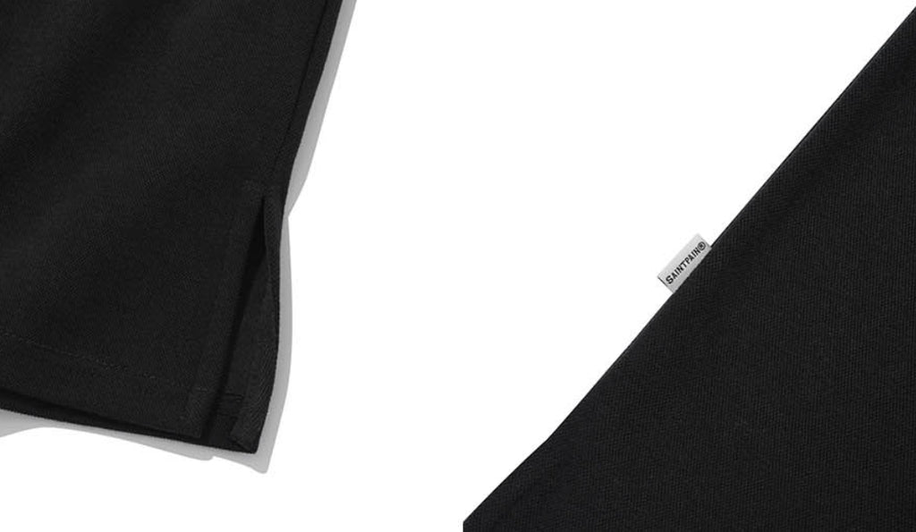 セイントペイン(SAINTPAIN) SP OVER FIT PK SHIRTS-BLACK