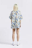 セイントペイン(SAINTPAIN) SP OVER FIT FLOWER OPEN COLLAR SHIRTS-IVORY