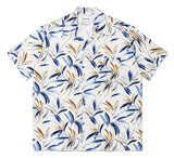 セイントペイン(SAINTPAIN) SP OVER FIT FLOWER OPEN COLLAR SHIRTS-IVORY