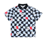STIGMA(スティグマ) 22 CHECKER GOLF OVERSIZED PK T-SHIRTS PATTERN