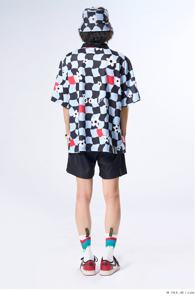 STIGMA(スティグマ) 22 CHECKER GOLF OVERSIZED PK T-SHIRTS PATTERN
