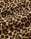 セイントペイン(SAINTPAIN) SP OVER FIT LEOPARD OPEN COLLAR SHIRTS-BROWN