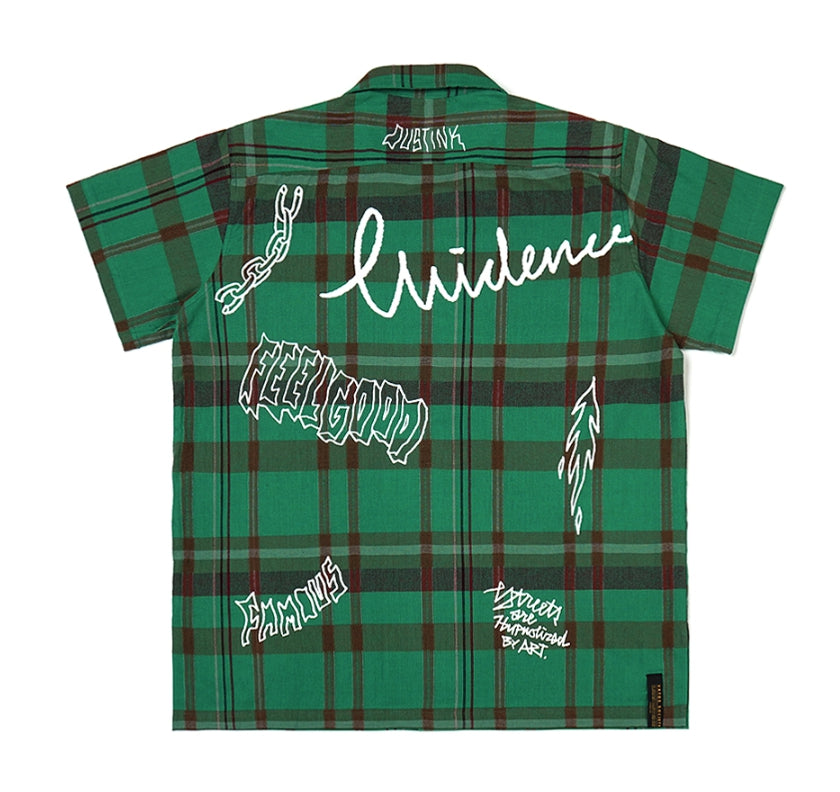 STIGMA(スティグマ) 22 GORGEOUS SHORT SLEEVES SHIRTS GREEN
