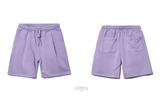 EZKATON (エズカートン) Fleet Pigment Washing Training Short Pants Lavender YMSP6602