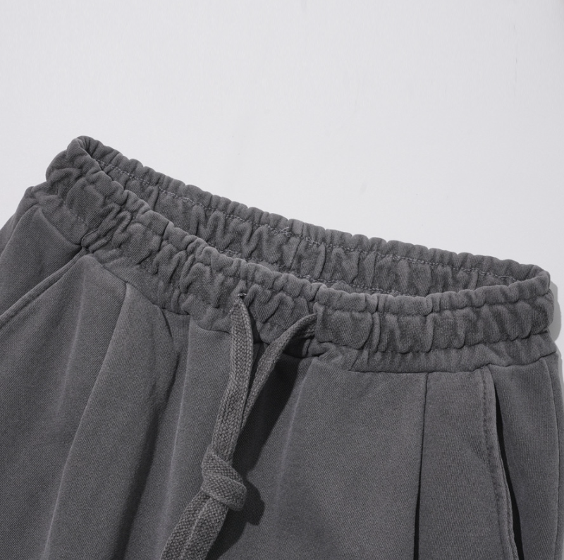 EZKATON (エズカートン) Fleet Pigment Washing Training Short Pants Black YMSP6602