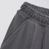 EZKATON (エズカートン) Fleet Pigment Washing Training Short Pants Black YMSP6602