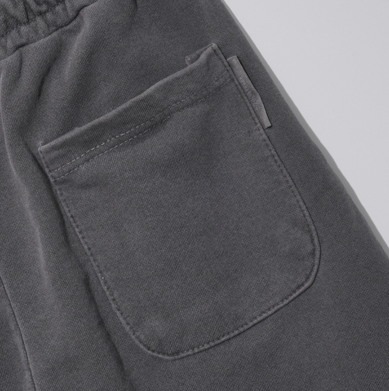 EZKATON (エズカートン) Fleet Pigment Washing Training Short Pants Black YMSP6602
