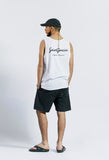 セイントペイン(SAINTPAIN) SP CALLY LOGO LONG SLEEVELESS-WHITE