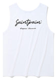 セイントペイン(SAINTPAIN) SP CALLY LOGO LONG SLEEVELESS-WHITE