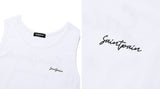 セイントペイン(SAINTPAIN) SP CALLY LOGO LONG SLEEVELESS-WHITE