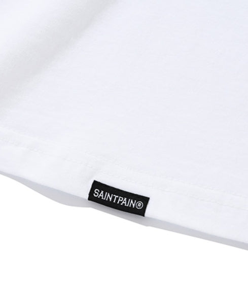 セイントペイン(SAINTPAIN) SP CALLY LOGO LONG SLEEVELESS-WHITE