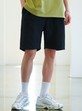 EZKATON (エズカートン) Fleet Pigment Washing Training Short Pants Black YMSP6602