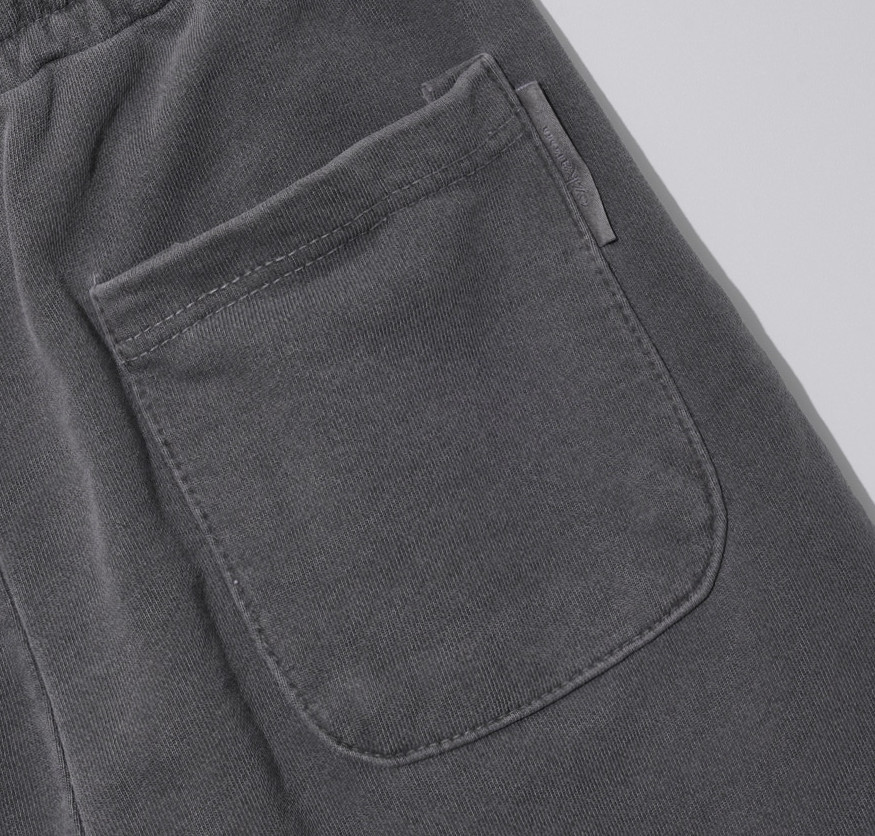 EZKATON (エズカートン) Fleet Pigment Washing Training Short Pants Blue Shee Green Deep YMSP6602